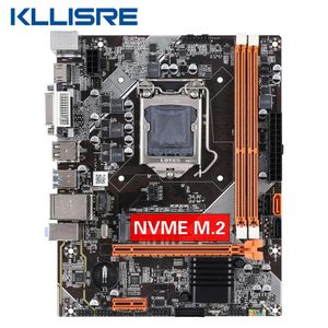 Kllisre B75 carte mère de bureau M.2 LGA 1155 pour I3 I5 I7 CPU prise en charge de la mémoire DDR3 240307