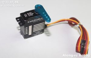 KingMax KM1203MD 9kg.cm Metal Digital Metal Gears 20G Mini Servo Full CNC Caja de aluminio CNC para RC Airplane o 450 Class Helicopter Tail