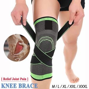 Soporte de la manga de compresión de rodilla para correr gimnasio entrenamiento de la articulación deportiva dolor y artritis alivio de alivio 1pc 240402