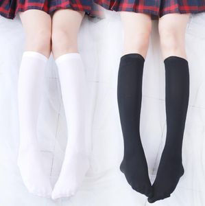 Genou cuisse haute chaussettes extensible rayure Tube bas uniforme scolaire chaussettes pour adolescentes Costumes Cosplay Anime accessoires colorés