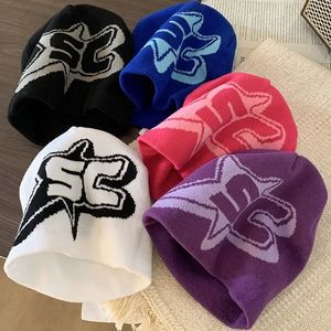 Rendas de calle Westwood Beanies de punto unisex Jacquard Custom Beanie Y2K Hip Hop Hop Hop Caps Skullies Hats 240419