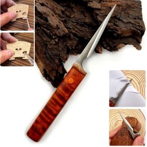 Couteaux 1pcs HSS en acier bois travailloir de sculpture de couteaux couteaux couteau coupe bricolage art dessin