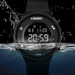 Koreanischen Stil männer Digitale Uhr Einfache Business 5Bar Wasserdichte LED Handgelenk Uhren Für Männer Top Marke Sport Surf Militär uhr
