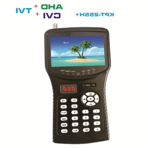 Freeshipping KPT-255H AHD TVI CVI DVB-S2 Medidor de buscador de satélite digital Cámara CCTV retroiluminación LCD kpt-255h más botón 43 pulgadas Cauxs