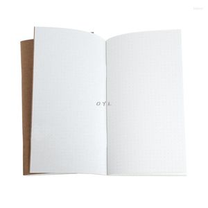 Cuaderno de papel Kraft, libro de cuentas, diario de puntos, notas, página en blanco, papelería