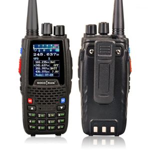 KT-8R Quad Band Walkie Talkie UHF VHF 136-147Mhz 400-470mhz 220-270mh 350-390mhz Portátil 5W UV Radio bidireccional Pantalla en color1
