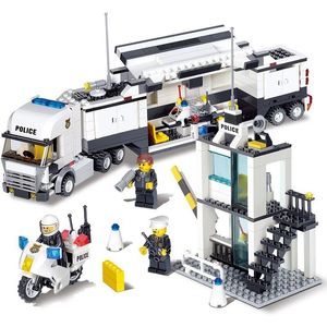 KZ Building Block Model Toys, SWAT Truck, Moto, Centre Anti-émeute de Commandement de la Police, Combinaison Diversifiée, Cadeaux de Noël d'anniversaire pour Enfants