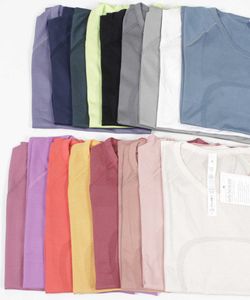 L-2. 0 Swiftly tech T-shirt de yoga à manches courtes sans couture pour femmes Slim Fit Light Fast Dry Sports Shirt Wicking Knit Fitness Respirant
