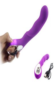 l12 Sex Toys Clit Puissant Vibrateurs Oraux masturbation féminine 10 Vitesses masseur USB Rechargeable Étanche AV Baguette G Spot Vibrat2258166