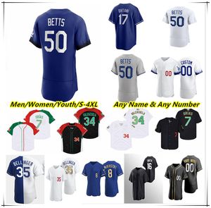 Freddie Freeman Baseballtrikot Shohei Ohtani Mookie Betts Max Muncy Will Smith James Outman Dustin May Julio Urias Clayton Kershaw Taylor Valenzuela DODGER Mexiko