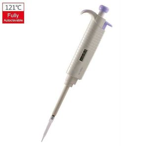 Suministro de laboratorio Micropette de pipettor autoclavable más un solo canal ajustable completamente autoclave Pipet C Pipet C completamente esterilizado PK