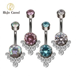 Labret lèvres Piercing bijoux droit Grand ASTM 36 14G zircon cubique fil interne incurvé Barbell sourcil Tragus anneau 230802