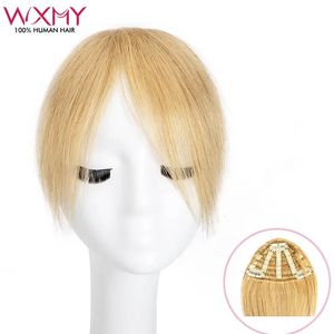 Lace S Real Natural Hair Bangs Clips humanos 7gpiece Remy Straight Honey Blonde Color Clip In con 3 230928