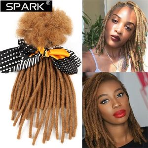 Pelucas de encaje Rastas hechas a mano 100 Cabello humano Remy Faux Locs Crochet 4 24 pulgadas 10 hebras Una bolsa para hombres y mujeres Alibaby 230505