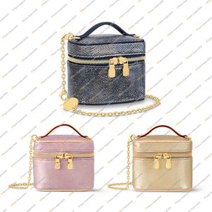 Ladies Fashion Designe Designe Luxury Micro Vanity Bag Bag Tote Bolsos de hombro Bolsos de Messenger Crossbody Mirror M82467 M82527 bolso de bolsa