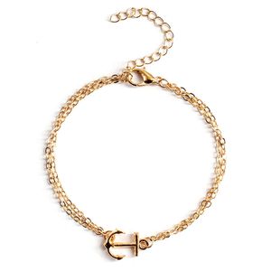 Bracelet ancre de bateau en alliage pour femmes, Simple et bon marché, cadeau de Boutique, nouvelle collection printemps