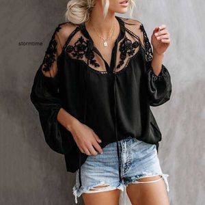 Tops negros de verano para mujer, Camisas de gasa, blusas para mujer, ropa barata transparente, Camisas femeninas de China, ropa femenina de talla grande