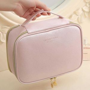 Lady Cosmetic Bags Cases Jewelry Integrated Storage Bag Travel Cosmetic Ins Wind Box cuidado de la piel portátil 230704