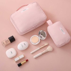 Lady Cosmetic Bags Cases Netizen Makeup Bag Women's Portable Ins Style Cosmetics Travel Wash and Garnish Storage Waterproof 230704