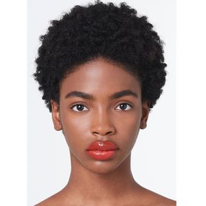 Señora suave hermosa pelucas rizadas del pelo brasileño peinado afroamericano negro peluca natural simulación humana corto y rizado