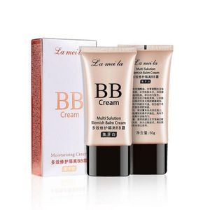 LAMEILA Fondation Base BB Crème Maquillage Éclaircissant Longue Durée Étanche Correcteur Hydratant Correcteur crème Primer 50g