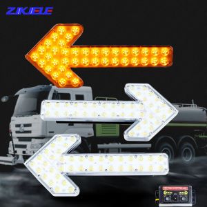 Lampe 1pair LED clignotant stroboscopieur Signal de voiture Traffical d'avertissement de la voiture de la voiture de sécurité de la voiture pour la construction des indicateurs de route