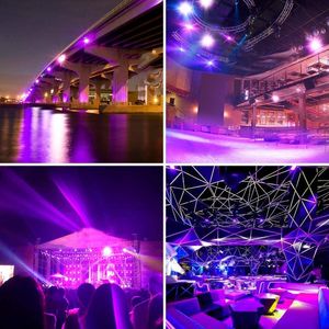 Couvre-lampes abat-jour 20W IP66 (85V-265V AC) projecteurs LED extérieurs ultraviolets imperméables DJ Disco lumière pour fête jardin bar noël