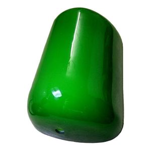 Couvre-lampes abat-jour rétro Vintage en verre vert, 22.5x13.3cm, éclairage de haute qualité, pour chambre à coucher, étude, Table de lecture