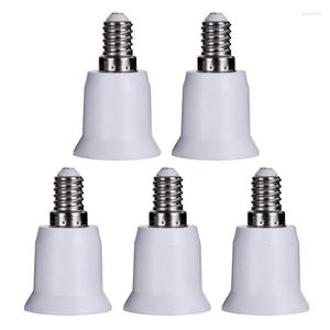 Supports de lampe 5 pièces E14 à E27 Base vis ampoule support adaptateur prise convertisseur LED convertisseurs pour l'éclairage domestique