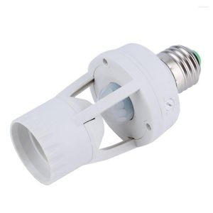 Supports de lampe AC 110-220 V 360 degrés PIR capteur de mouvement à induction IR infrarouge humain E27 prise de courant interrupteur Base LED support de lumière d'ampoule