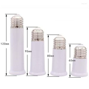 Lamp Holders Universal E27 To Lengthened Base Tube LED Light Bulb Socket Extension Head Conversion 65MM 80MM 95MM 120MM