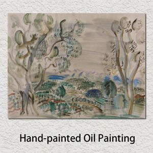 Paisajes Pinturas al óleo Raoul Dufy Olivos por el Golfe Juan Arte moderno sobre lienzo Pintado a mano de alta calidad para la decoración de la pared de la oficina