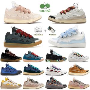 Lanvinics Baskets Designer Femmes Chaussures Casual Respirant Jaune Clair Vert Clair Pewter Plum Plateforme Tenue Quotidienne En Plein Air Hommes Formateurs DH Gate Taille 35-46