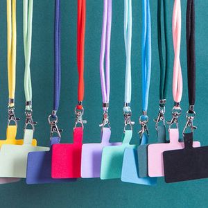 Cordón colgante correas para el cuello nailon DIY ajustable diagonal color ajustable todo aplicable clip de cuerda antipérdida