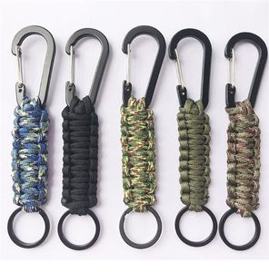 Keychain de longe de survie en plein air parachute cordon de kit multi-couleurs militaires tactique grimpant bardien résistant 2 6khf18009941