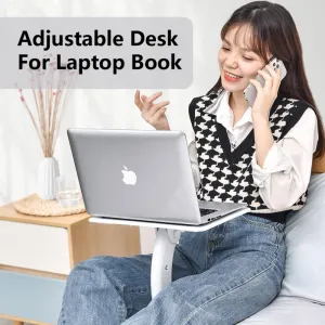 LAPDESKS Bureau d'ordinateur portable portable pour ordinateur portable Livre livre de carnet de lit pliant table multi-fonctions d'apprentissage de lecture du support de support