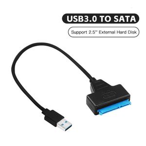 Adaptateurs pour ordinateurs portables Chargeurs USB 3 0 vers SATA Support de câble 2 5 pouces Disque dur externe SSD Adaptateur de disque dur Convertisseur de connecteur d'ordinateur 231007