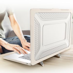 Laptop-Hülle für MacBook Air 15 M2 Chip, neues MacBook 15,3 Zoll A2941, Hartschale, robust, stoßfest, faltbar, mit Ständer