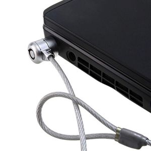 Bloqueo de llave de cadena de cable de seguridad para computadora portátil PC portátil
