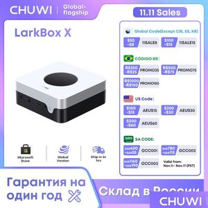 Ordinateurs portables Chuwi Larkbox X Gaming Mini PC Intel 12Th N100 12 Go Lpddr5 512 Go SSD 15 W Windows 11 Wifi 6 Bluetooth 5.2 Augmentez la mémoire jusqu'à 1 Otyla