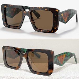 Gran marca al aire libre SYMBOLE gafas de sol PR 23 YS 3N patillas turquesa verde triángulo decoración patillas marca de moda femenina gafas de sol UV400 tamaño 50 19 145