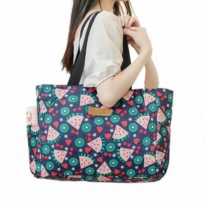 Gran capacidad Impermeabilizante Termal Bolsa Mujeres Portables Portales Picnic Cajas de bento aisladas bolsas de hielo de comida Z6I7#