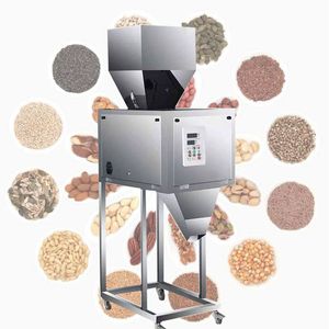 Máquina llenadora de gran capacidad comercial para granos de café, máquina envasadora de alimentos para gatos con tornillo para té y flores