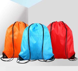 grand sac à dos à cordon sacs d'école sac à dos étanche sacs pliants Marketing Promotion cordon sac à bandoulière chaussures de voyage sac de rangement
