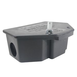 Grande serrure Rat Bait Station Pièges Lutte antiparasitaire Rongeur Rodenticide Snap Boîte en plastique Souris-piège En plastique Extérieur Étanche Catch Souris Souris Vente directe de Chine