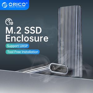 Lasapparatuur Orico Tool Free Aluminium M2 NVME SSD Enclosure 10 Gbit