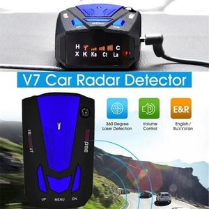 Détecteurs laser Velocity Radar Vehicle Advanced Car Security Protection Monitor Alarm System V7 LCD Display Universal1216o