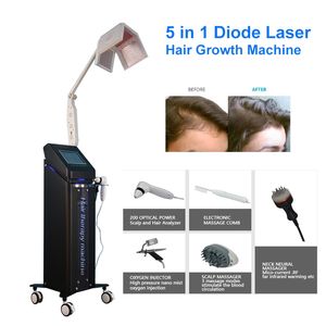 Máquina láser para crecimiento de cabello, diodo láser LED, luz roja, tratamiento para la pérdida de cabello, salón de belleza para venta al por mayor