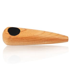 Últimos mini tubos de madera natural Hierba seca Tabaco Filtro de pantalla de plata Soporte para cigarrillos para fumar Diseño innovador Tubo de madera recto hecho a mano DHL