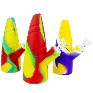 Kit de tuyaux de narguilé en silicone coloré pour fumer
